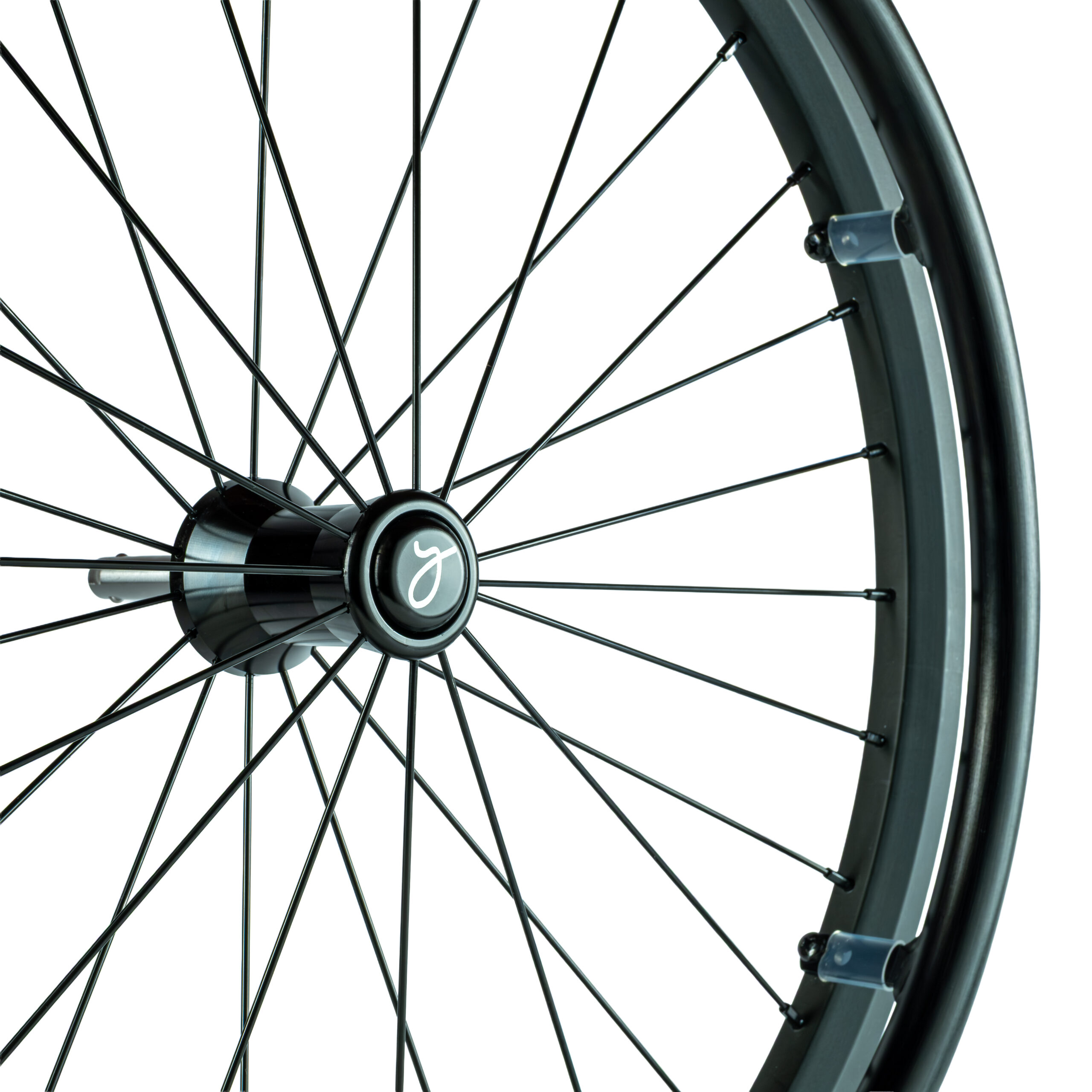 Golz PURE Aluminium Wheelchair Wheel "Black Edition" – Bild 5